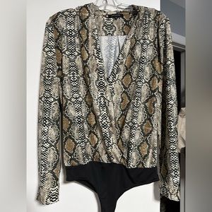Snakeskin body suit SIZE medium by Olivaceous